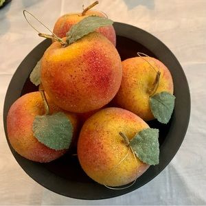 Peach decorative for centerpiece